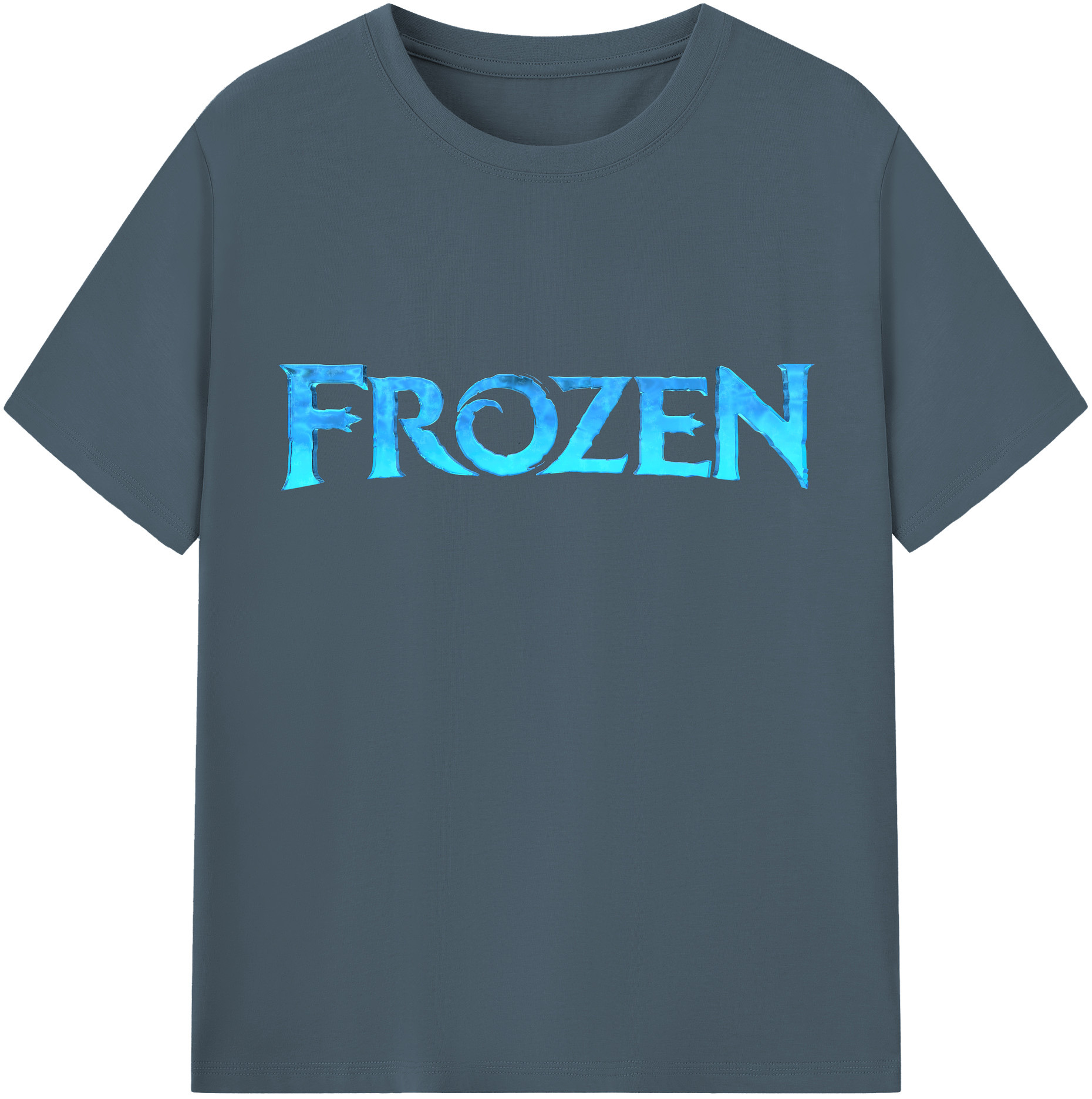 （画像用） アナと雪の女王 アンナ エルサ Frozen Anna Elsa 綿100％半袖Tシャツ（フロントプリント）